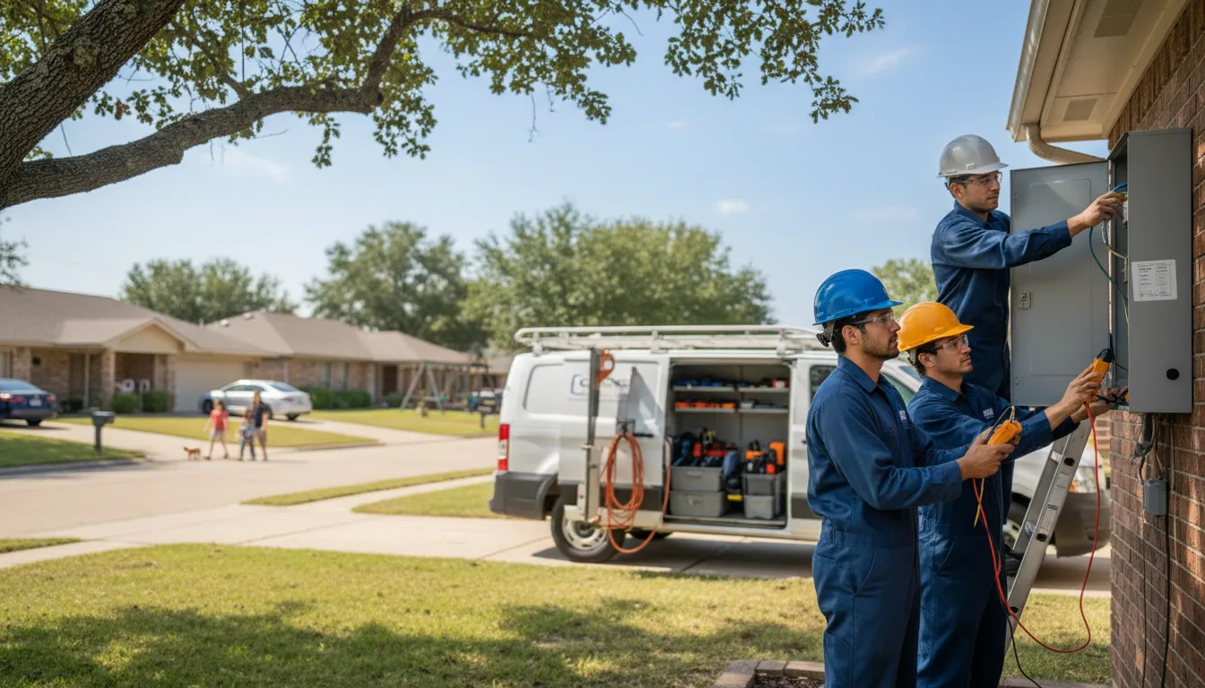 Certified electrician providing emergency electrical services in Garden Prairie, IL